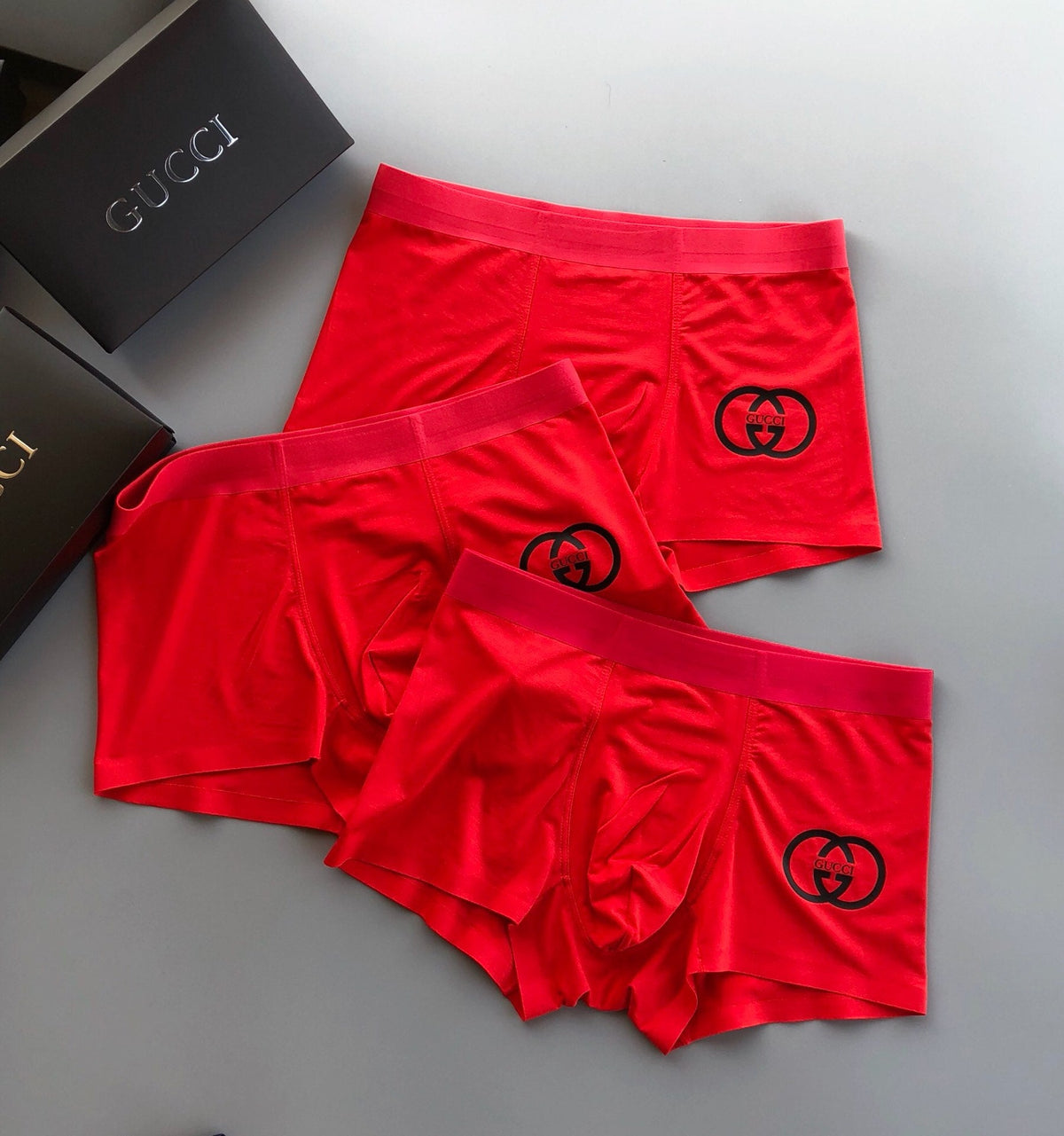 Gucci Modal Men's Boxer Briefs - 3-Piece Box