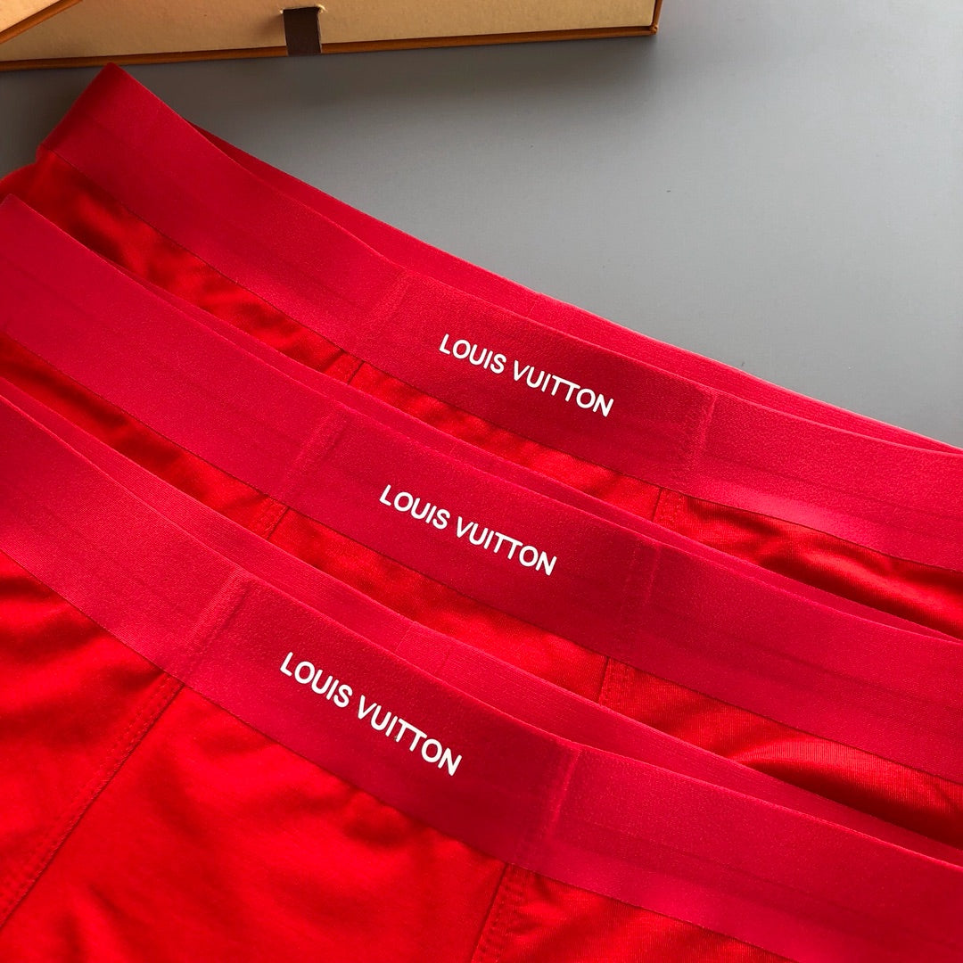 Louis Vuitton Tonal Monogram-Style Details Men's Boxer Briefs - 3-Piece Box