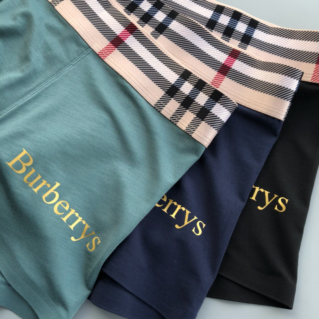 Burberry Modal Men's Boxer Briefs - 3-Piece Box