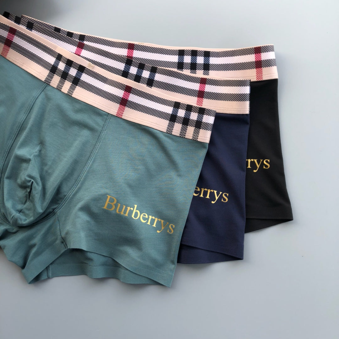Burberry Modal Men's Boxer Briefs - 3-Piece Box