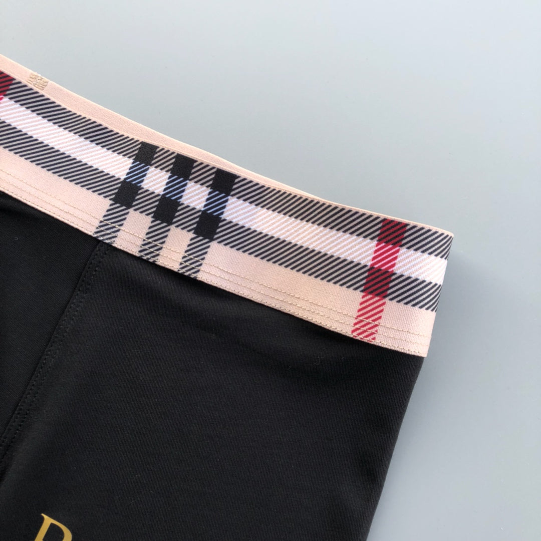 Burberry Check Waistband Boxer Briefs 3-Piece Box Collection