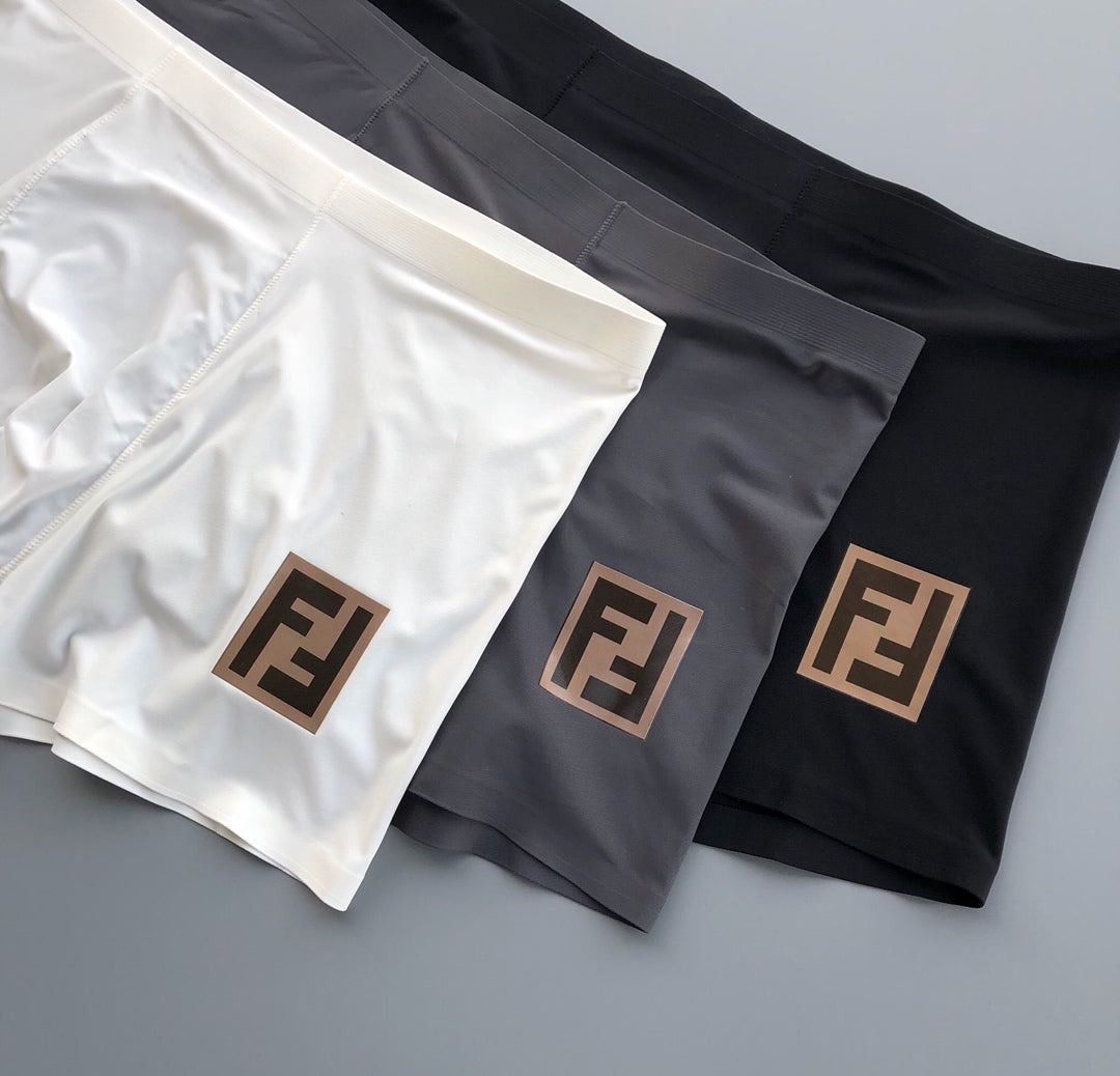 Fendi Milk-Silk Men's Boxer Briefs - 3-Piece Box