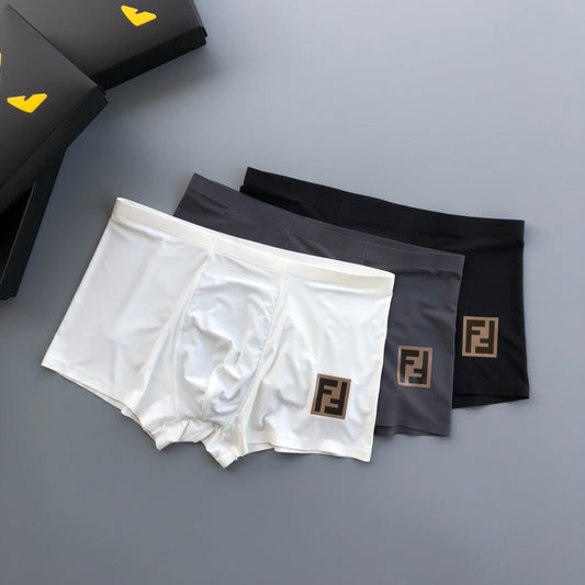 Fendi Milk-Silk Men's Boxer Briefs - 3-Piece Box