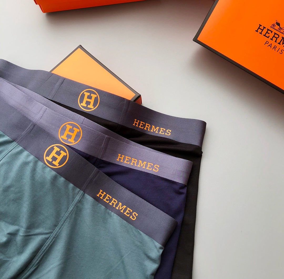 Hermes Modal Men's Boxer Briefs - 3-Piece Box