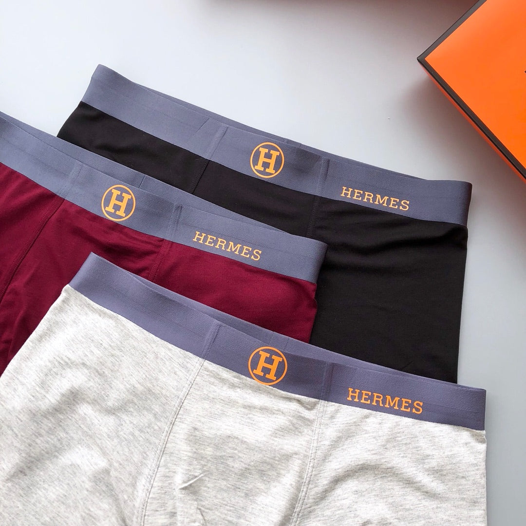 Hermes Modal Men's Boxer Briefs - 3-Piece Box