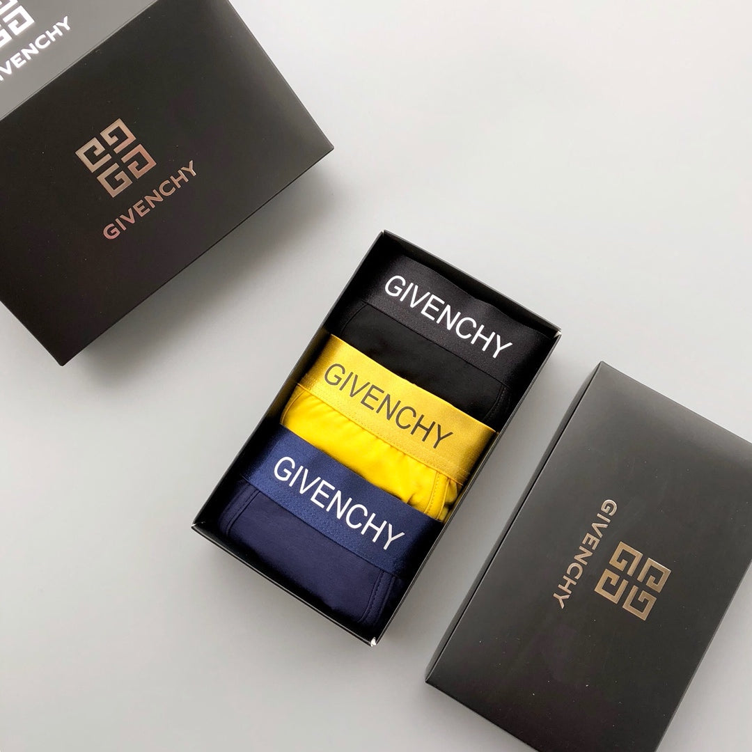 Givenchy Cotton Men's Boxer Briefs - 3-Piece Box