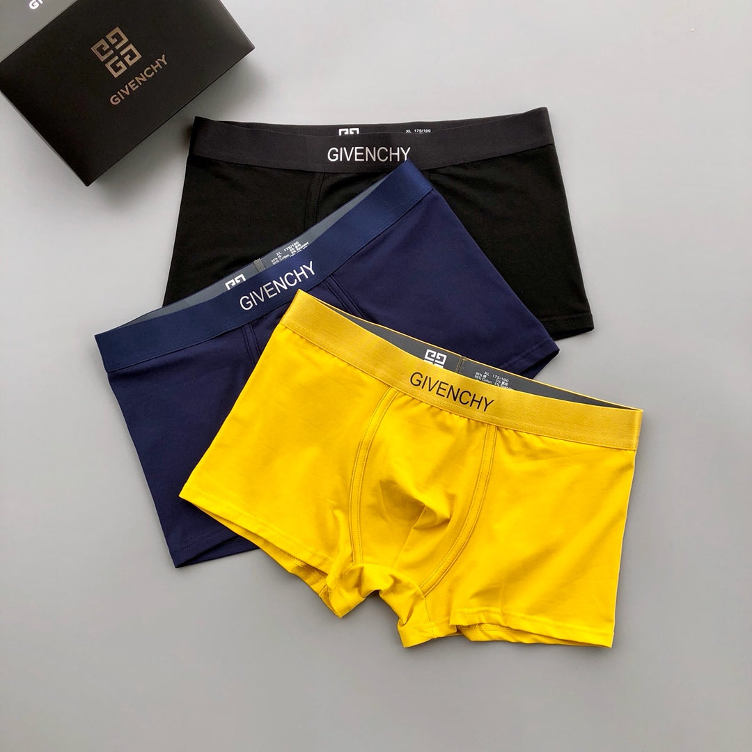 Givenchy Cotton Men's Boxer Briefs - 3-Piece Box