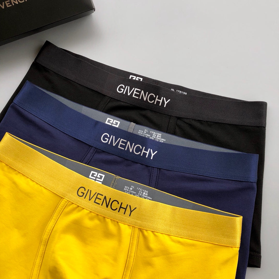 Givenchy Cotton Men's Boxer Briefs - 3-Piece Box