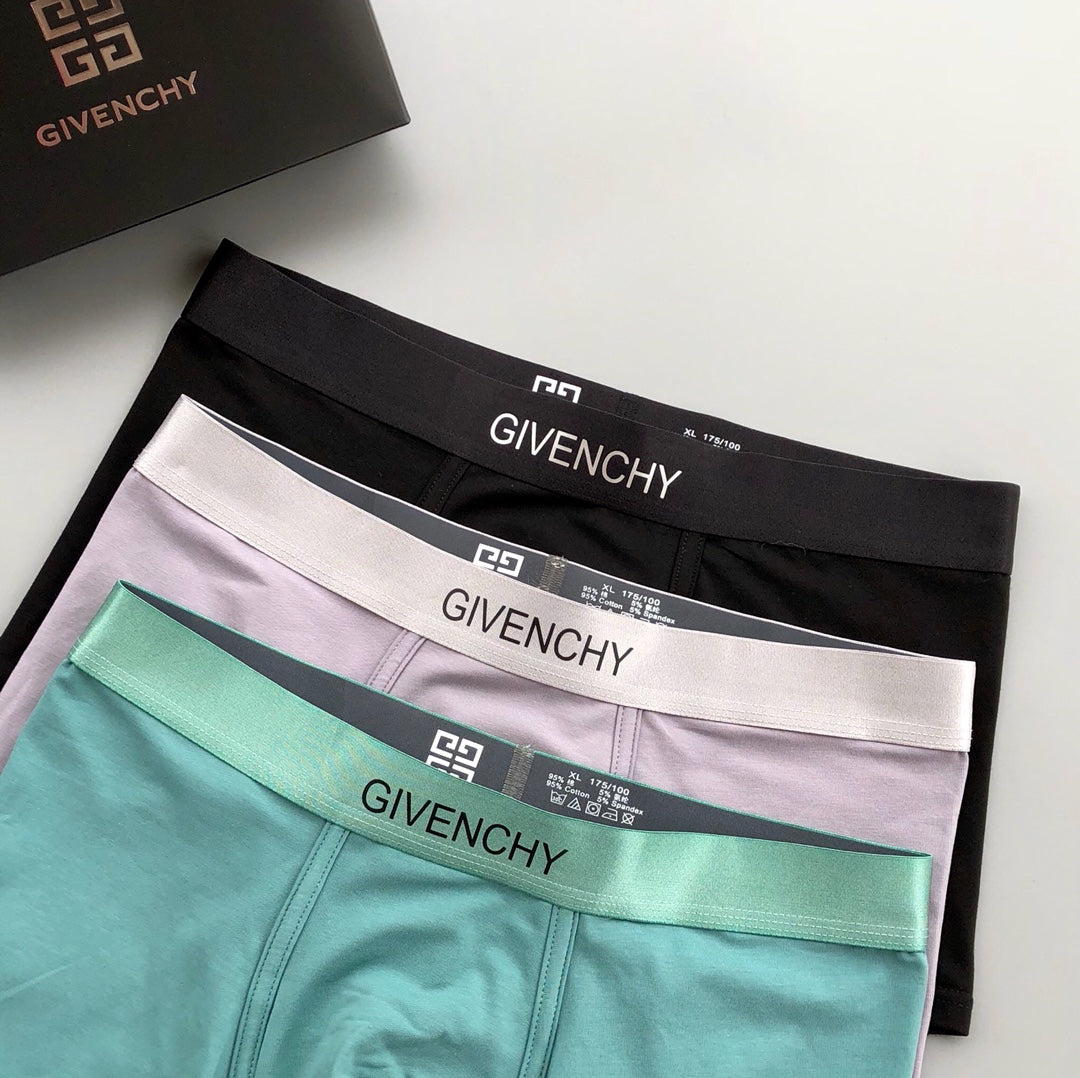 Givenchy Cotton Men's Boxer Briefs - 3-Piece Box