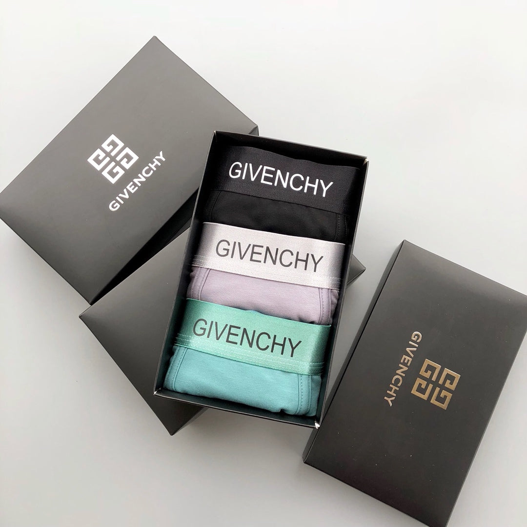 Givenchy Cotton Men's Boxer Briefs - 3-Piece Box