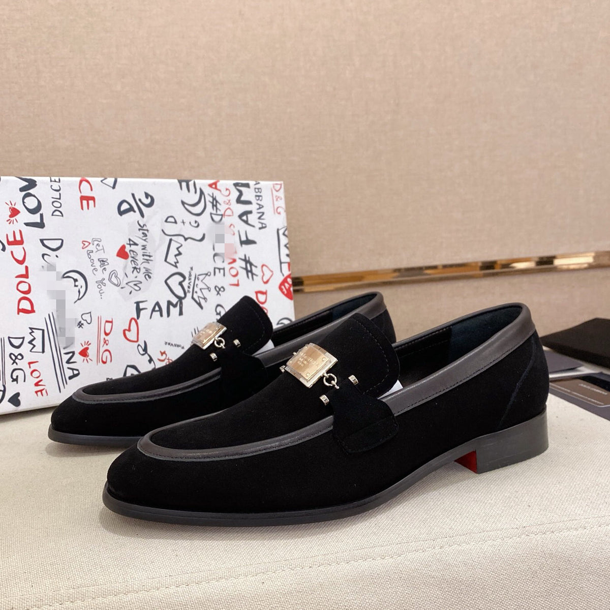 D*G  Premium Leather Casual Sneakers - Designer Men's Shoes in 5 Colors