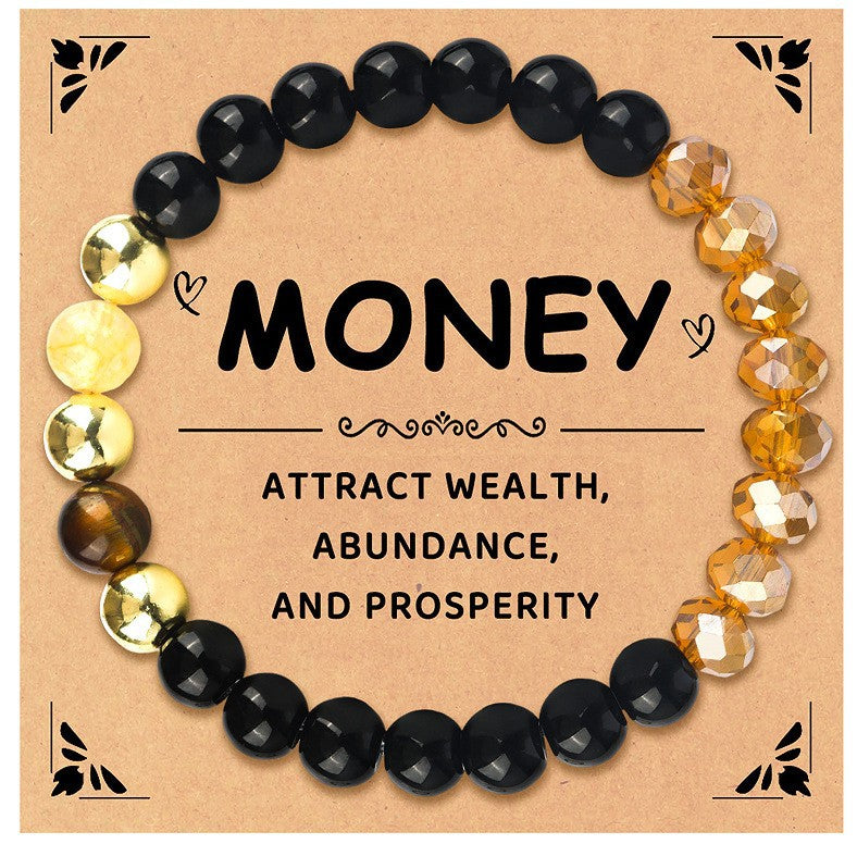 Triple Protection Bracelet | Black Obsidian Tiger Eye Hematite | 8mm Natural Stone | Spiritual Shield Gift