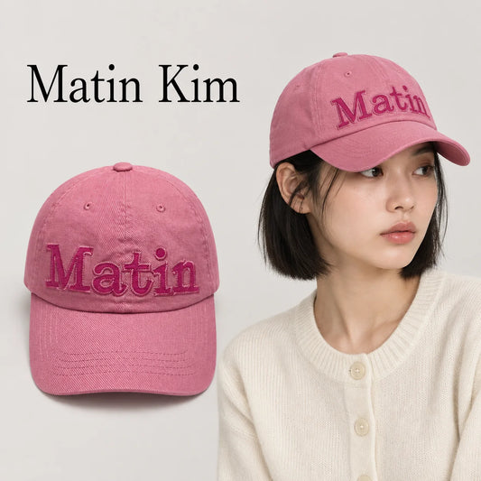Matin Embroidered Baseball Cap - image 1