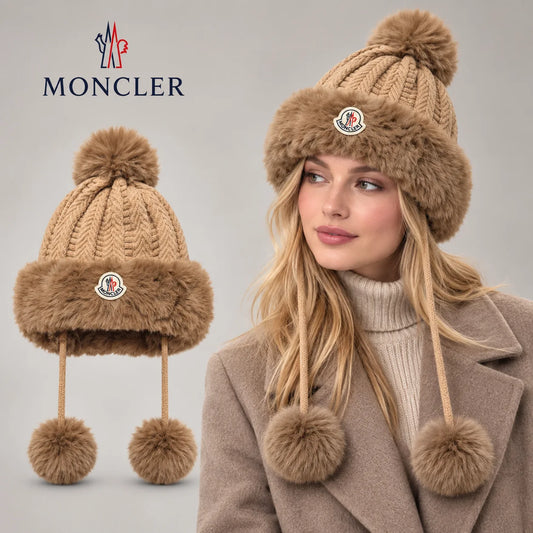 Moncler Plush Earflap Hat - image 1