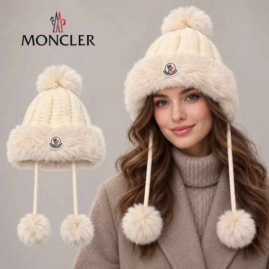 Moncler Plush Earflap Hat - image 1
