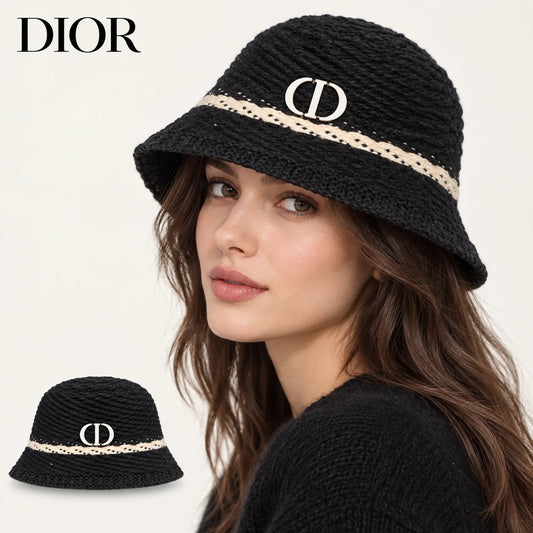 Dior Open Knit Bucket Hat - image 1