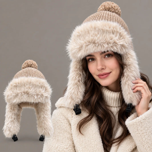Moncler Plush Earflap Hat - image 1