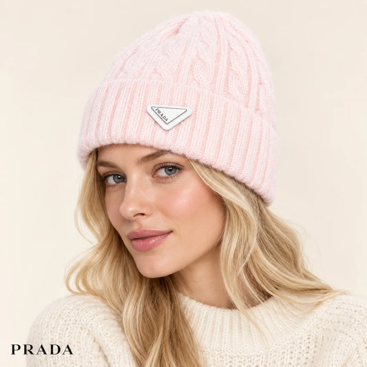 Prada Cable Knit Beanie - image 1