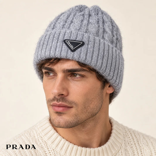 Prada Cable Knit Beanie - image 1