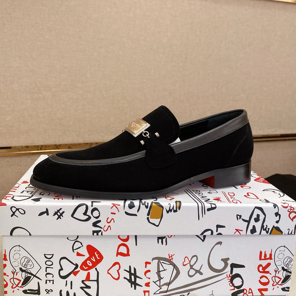 D*G  Premium Leather Casual Sneakers - Designer Men's Shoes in 5 Colors