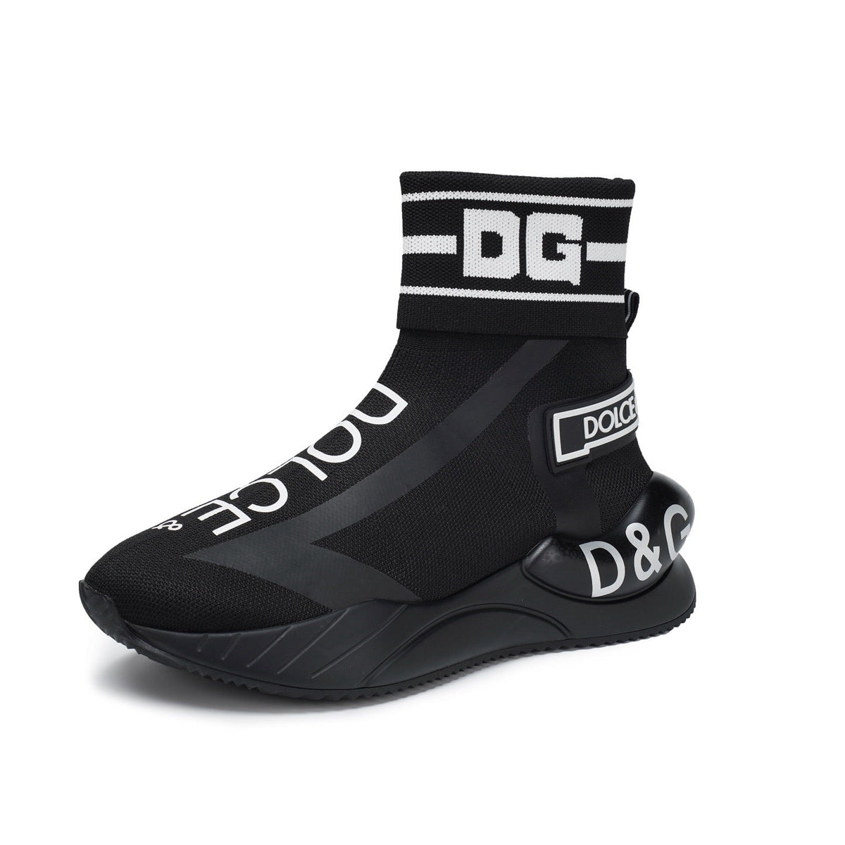 D*G  Premium Flyknit Casual Shoes - Designer Men's Sneakers in 5 Colors