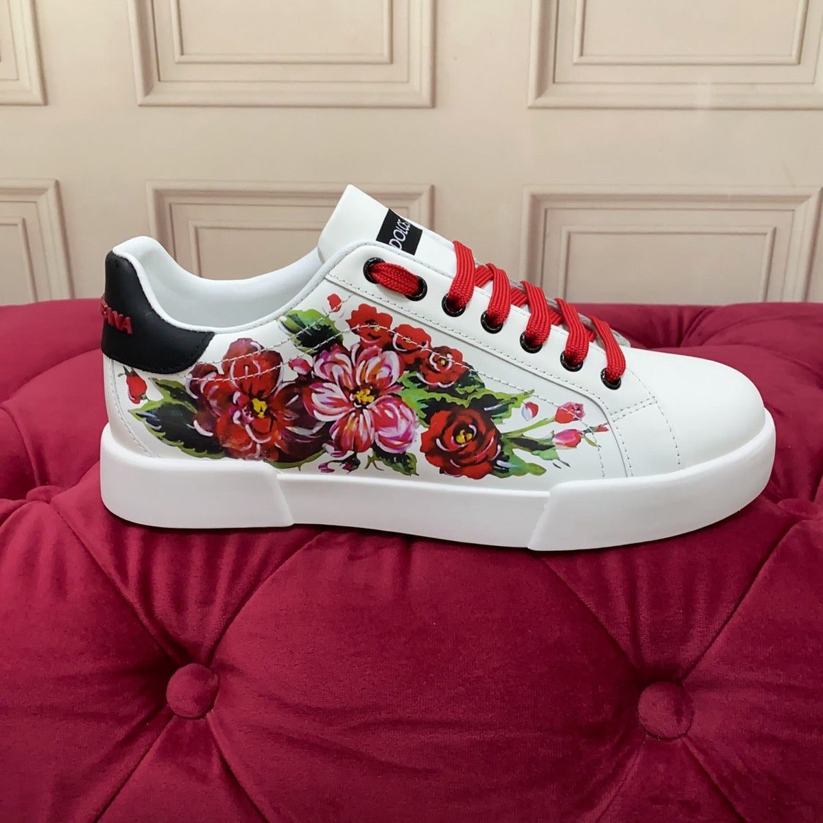 D*GLuxury Genuine Leather Casual Sneakers - Italian Designer Unisex Shoes