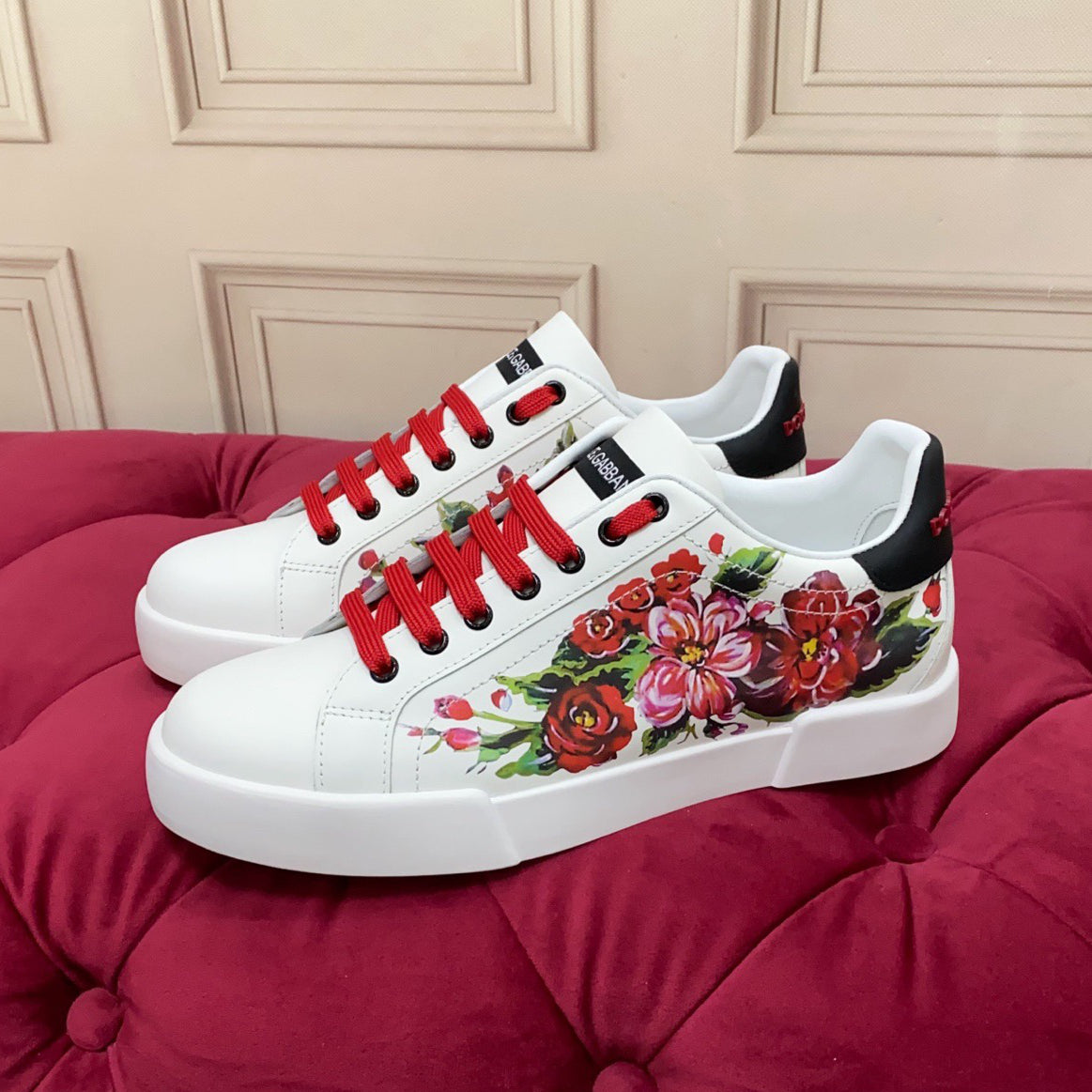 D*GLuxury Genuine Leather Casual Sneakers - Italian Designer Unisex Shoes