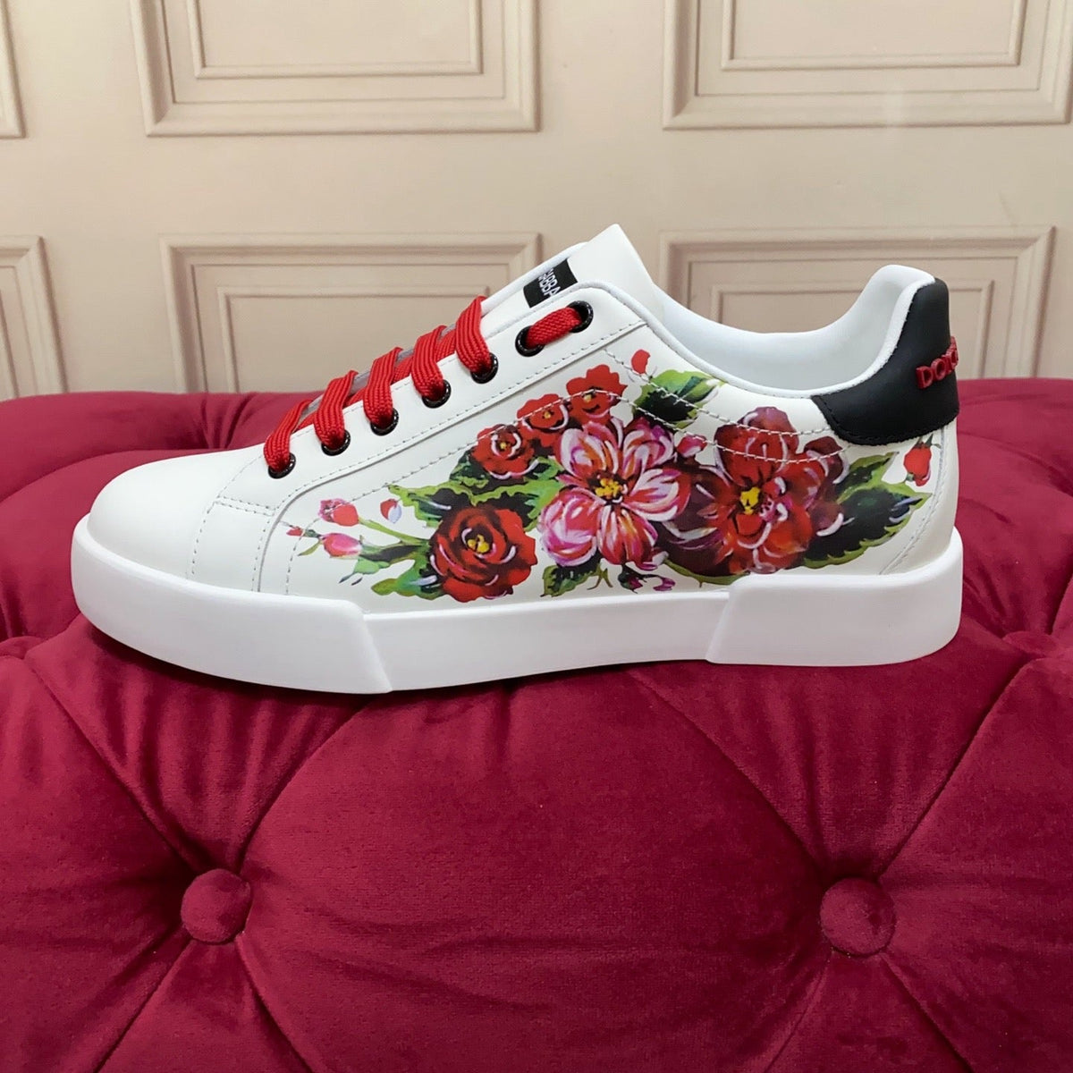 D*GLuxury Genuine Leather Casual Sneakers - Italian Designer Unisex Shoes