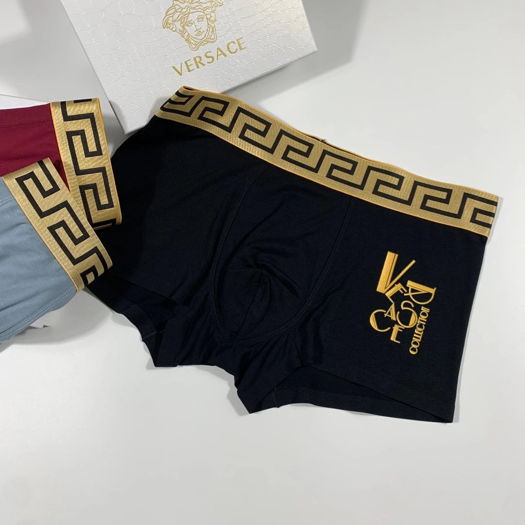 Versace Modal Men's Boxer Briefs - 3-Piece Box