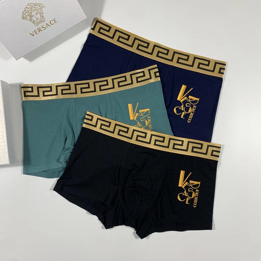Versace Modal Men's Boxer Briefs - 3-Piece Box