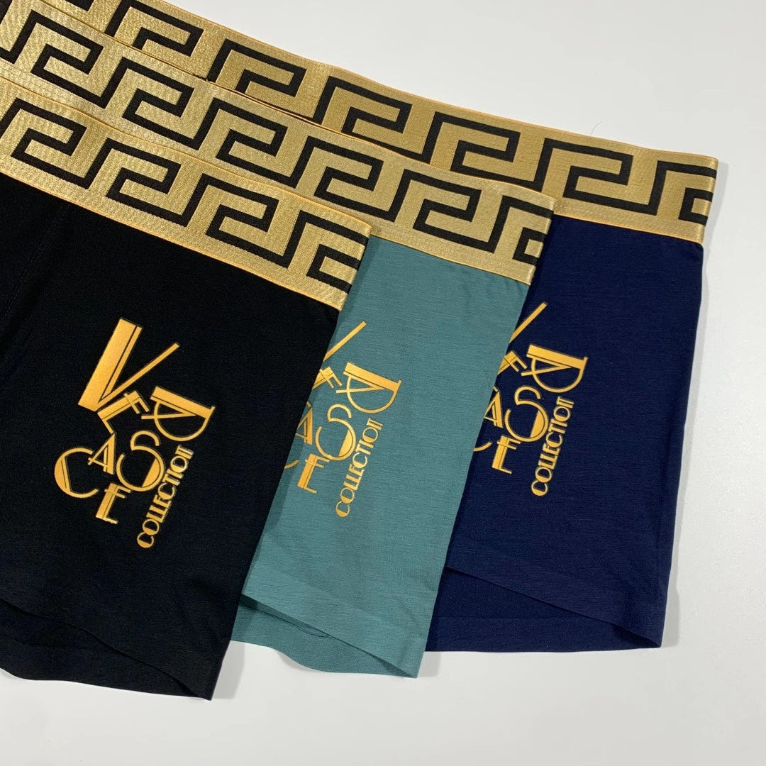 Versace Modal Men's Boxer Briefs - 3-Piece Box