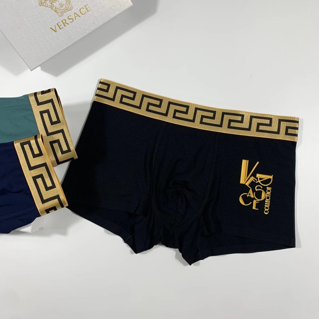 Versace Modal Men's Boxer Briefs - 3-Piece Box