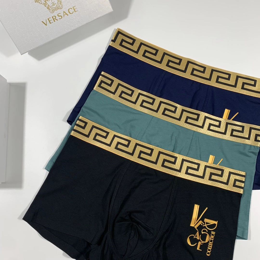 Versace Modal Men's Boxer Briefs - 3-Piece Box