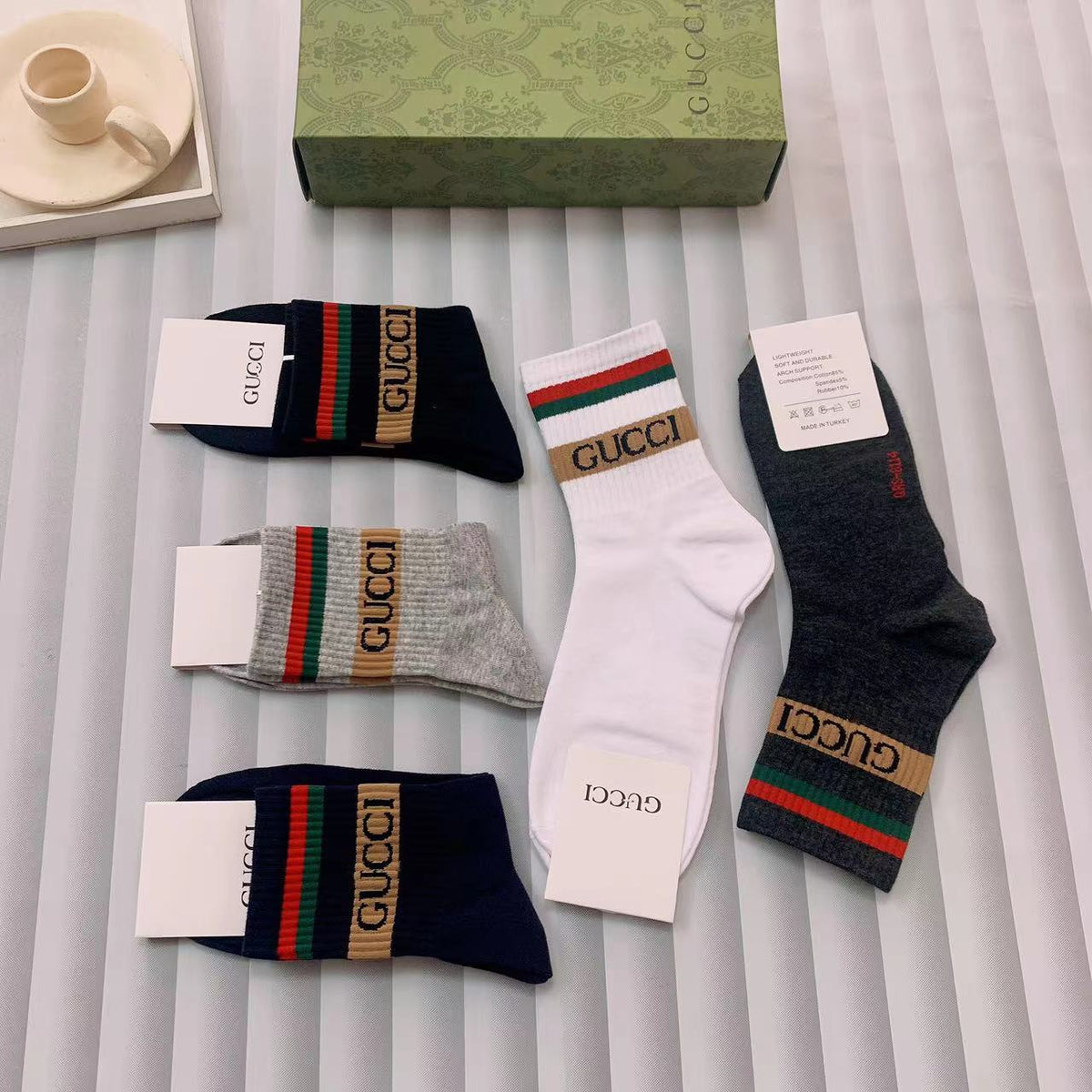 Gucci Cotton Short Socks