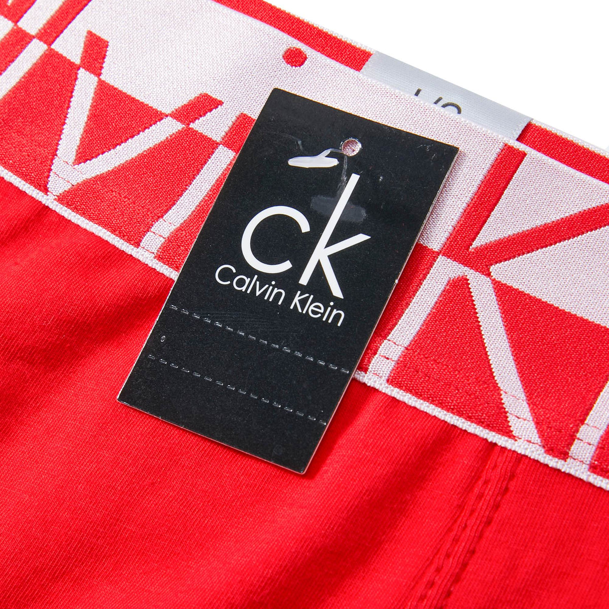 Calvin Klein Cotton Boxer Briefs - Red 3-Piece Box