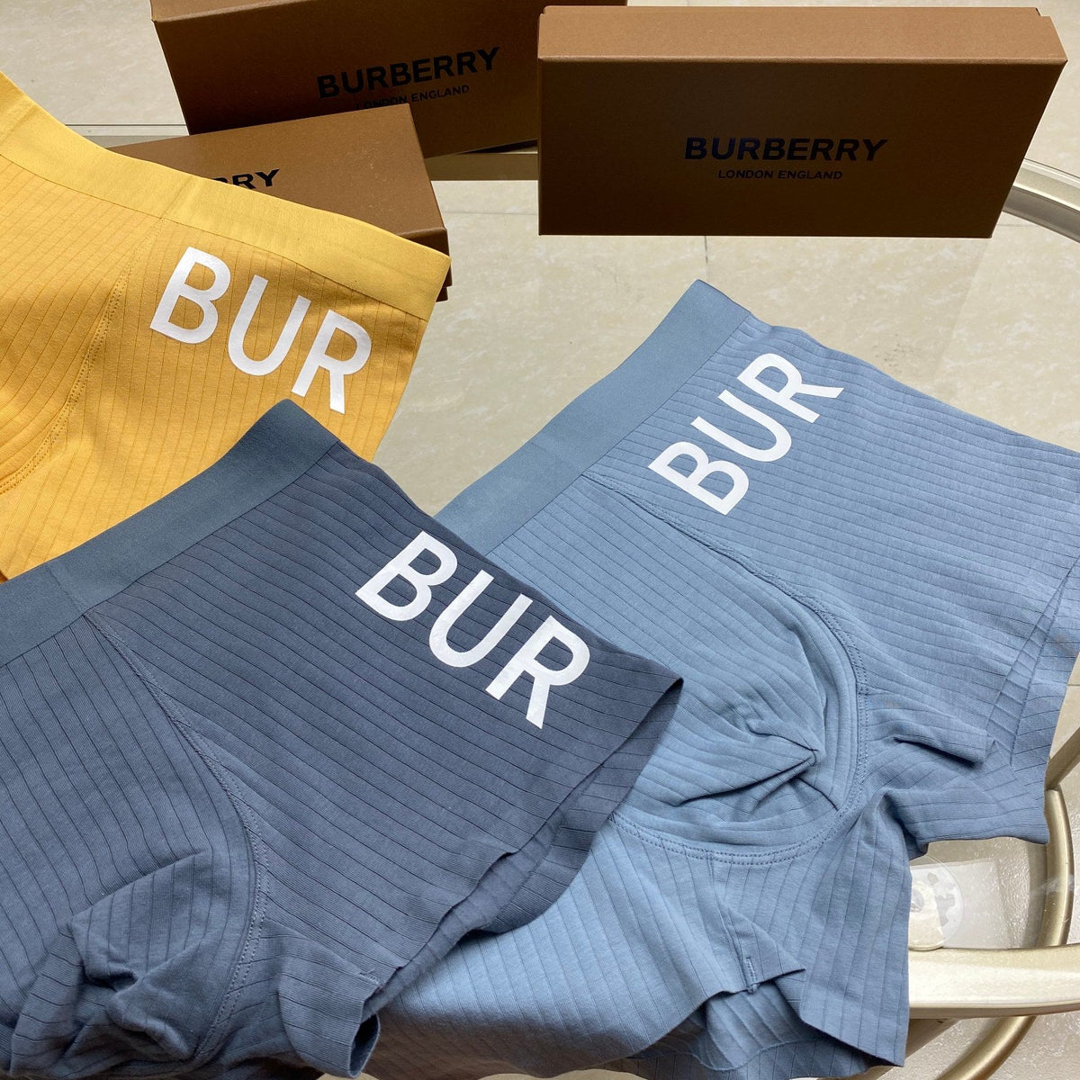 Burberry Cotton Short Socks - 3-Pair Pack
