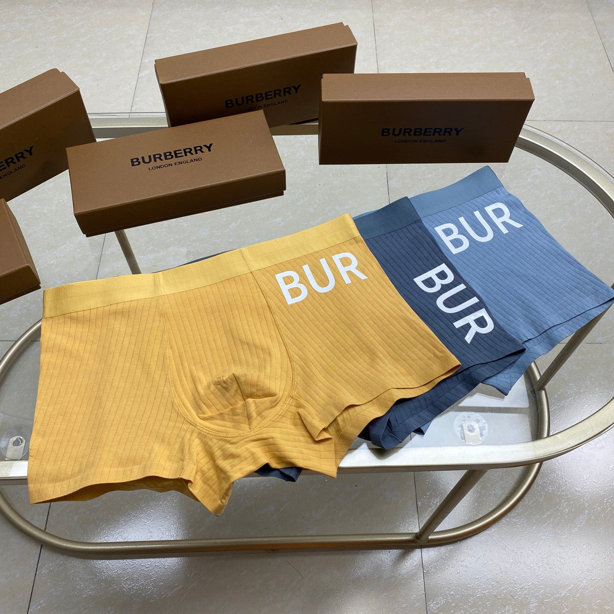 Burberry Cotton Short Socks - 3-Pair Pack