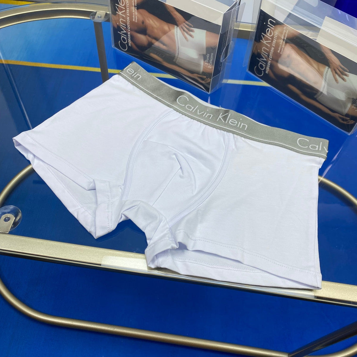 Calvin Klein Cotton Broad Logo Waistbands Men's Boxer Briefs - 3-Piece Box