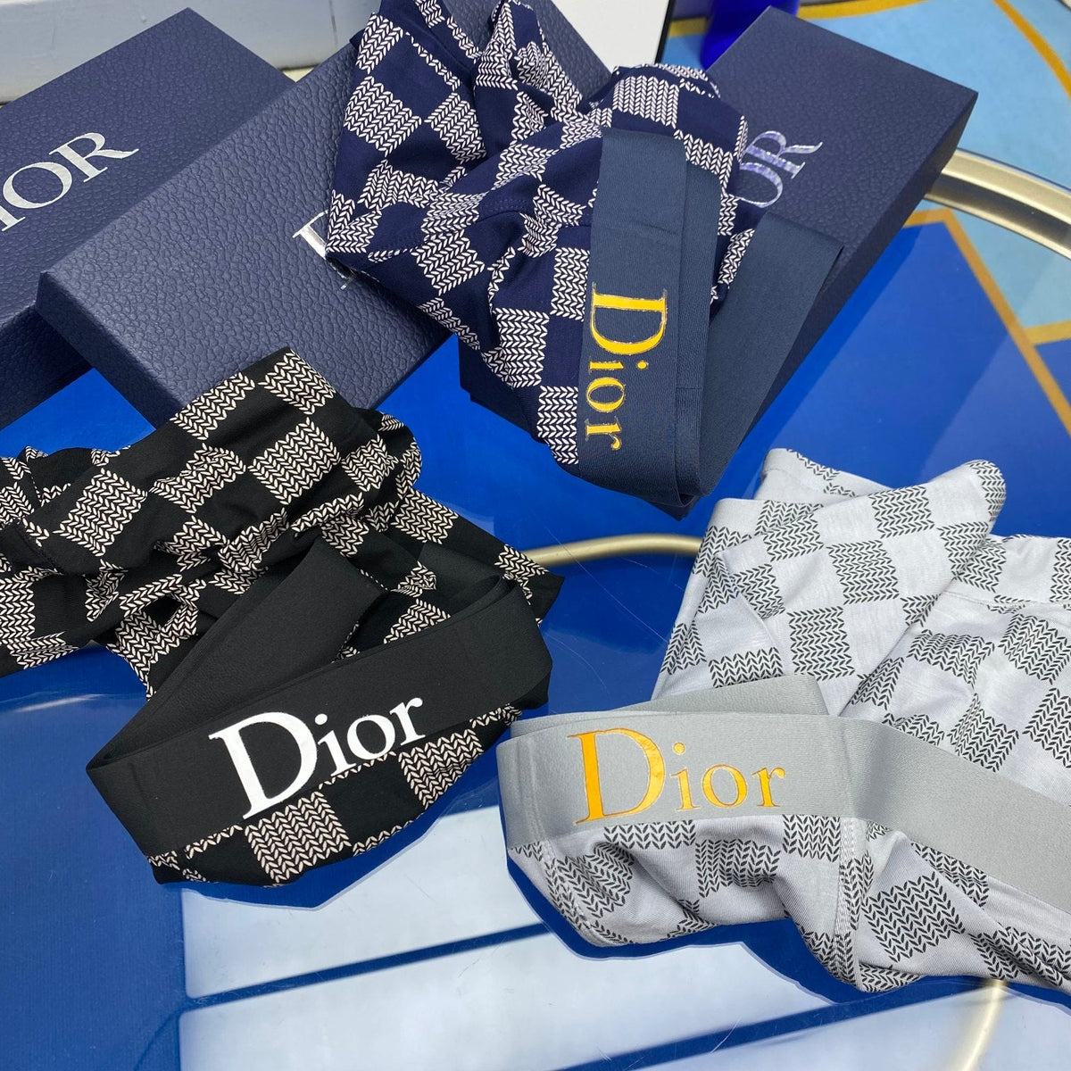 Dior Cotton Men's Boxer Briefs - 3-Piece Box