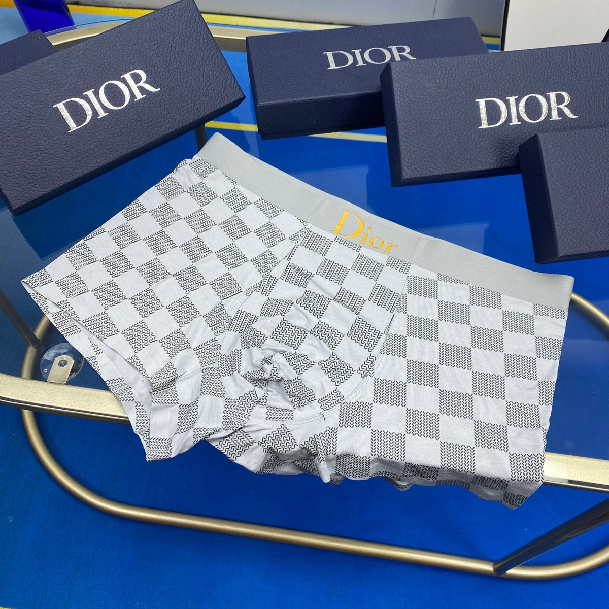 Dior Cotton Men's Boxer Briefs - 3-Piece Box