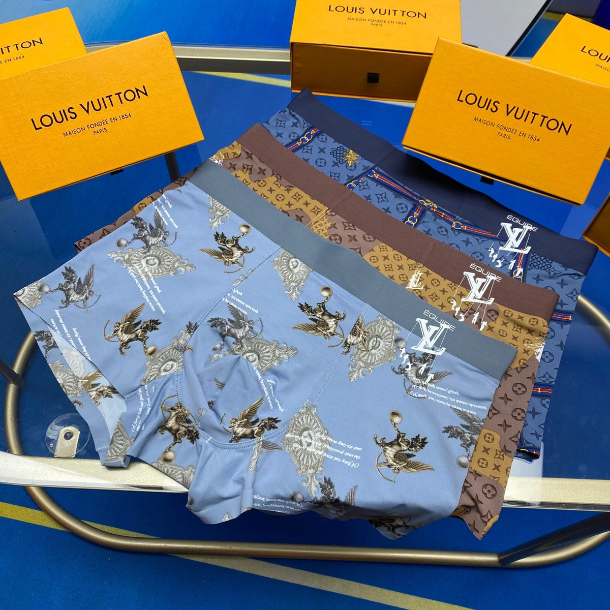 Louis Vuitton Ice-Silk Men's Boxer Briefs - 3-Piece Box