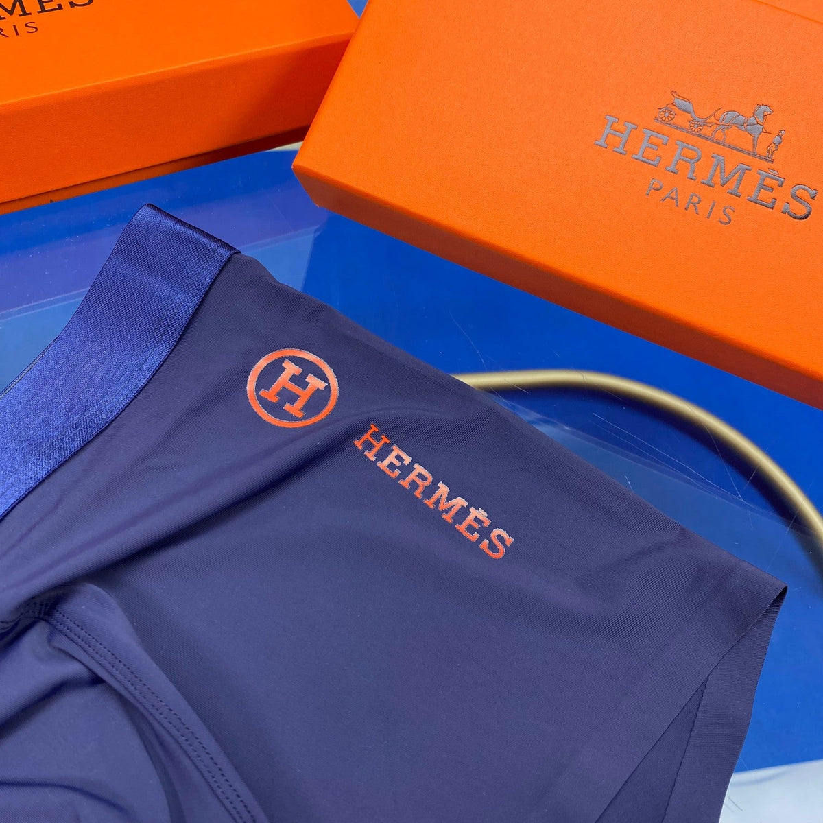 Hermes Ice-Silk Men's Boxer Briefs - 3-Piece Box