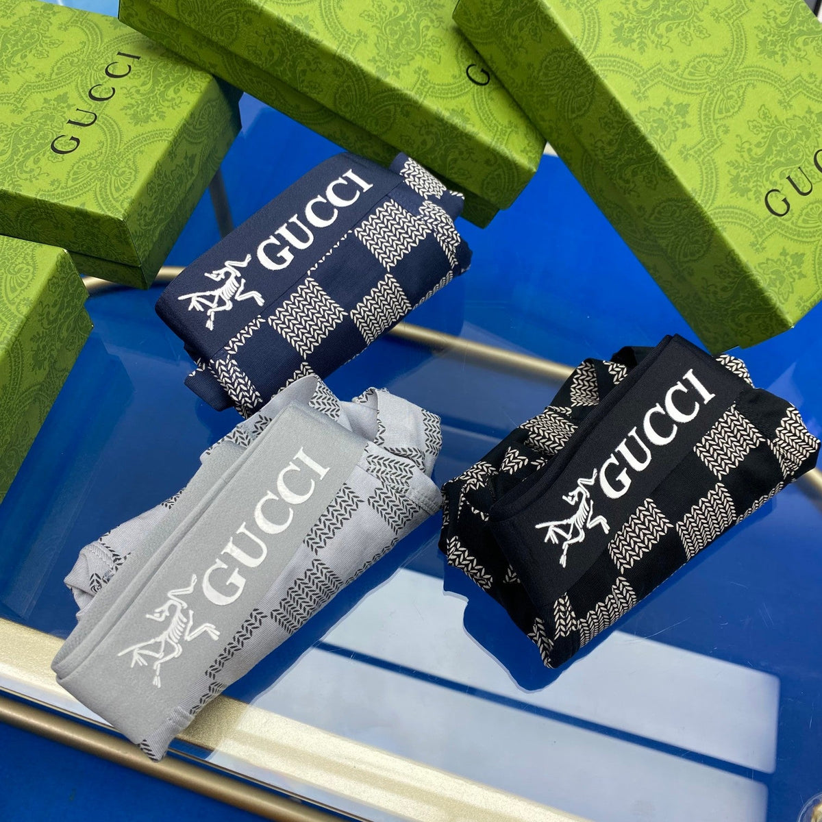 Gucci Men's Boxer Briefs - 3-Piece Box