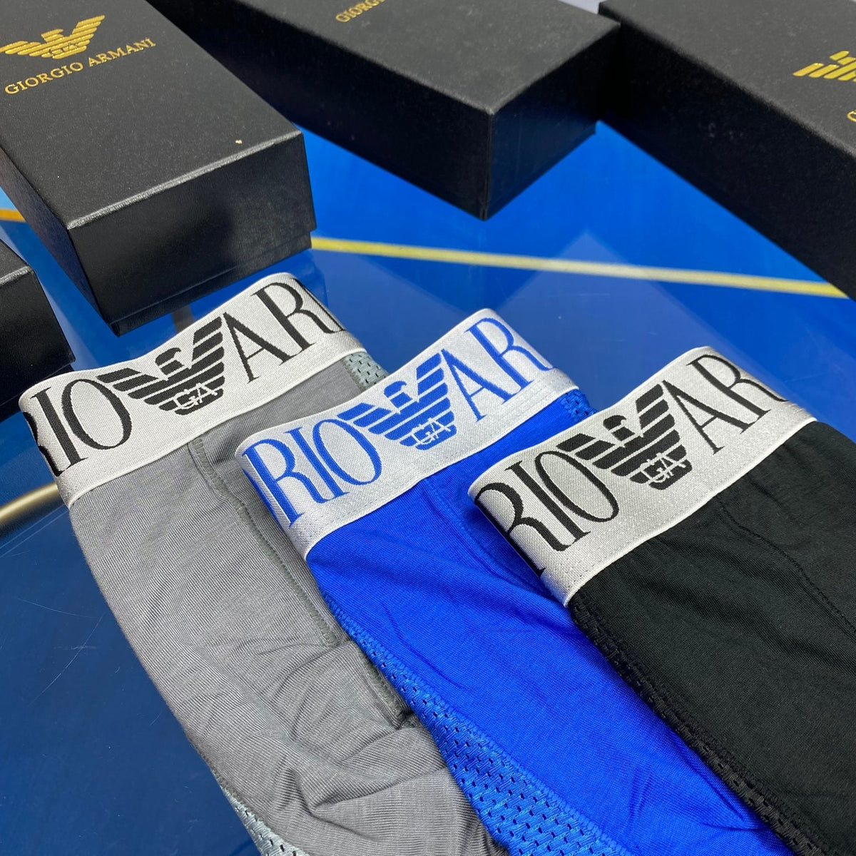 Emporio Armani Men's Boxer Briefs - 3-Piece Box