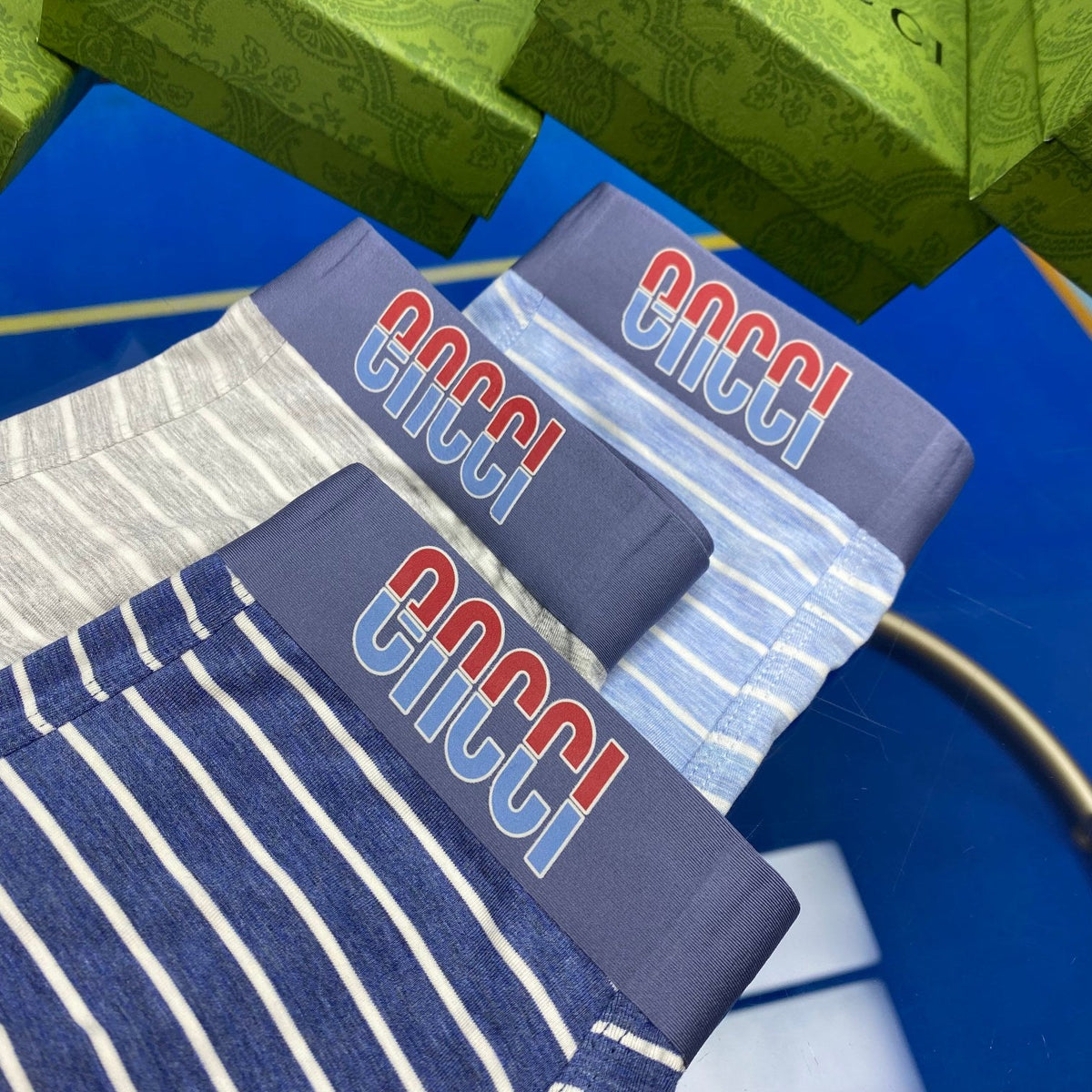 Gucci Cotton Men's Boxer Briefs - 3-Piece Box
