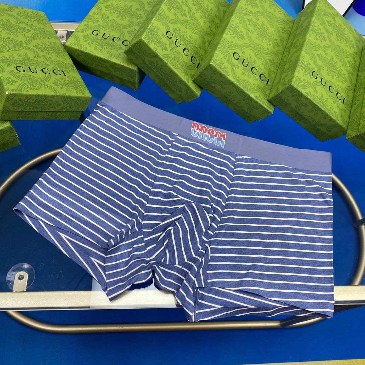 Cotton Men's Boxer Briefs - 3-Piece Box