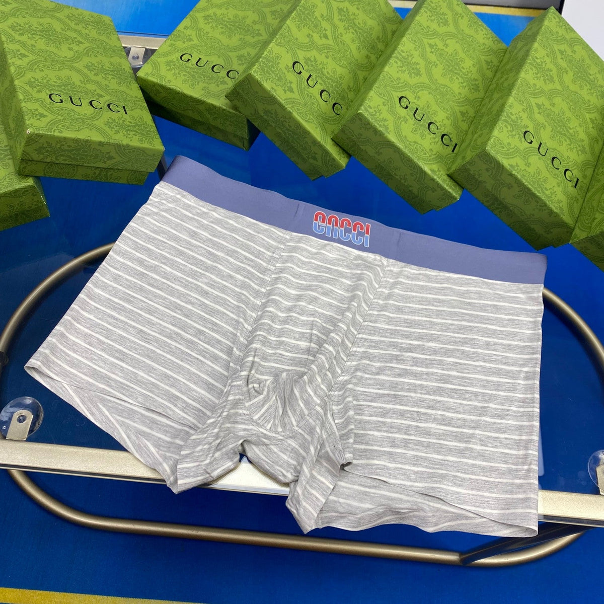 Cotton Men's Boxer Briefs - 3-Piece Box