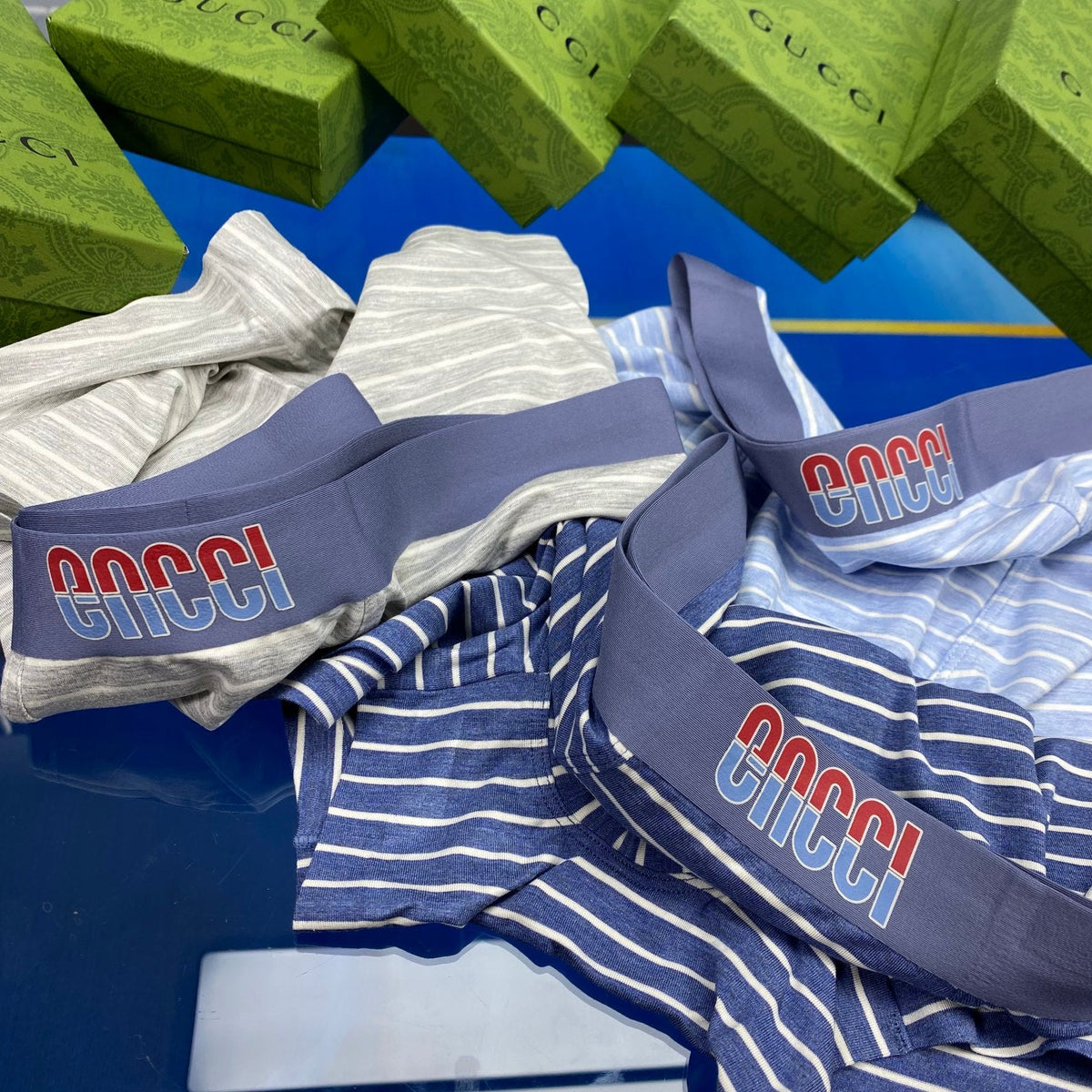 Gucci Cotton Men's Boxer Briefs - 3-Piece Box