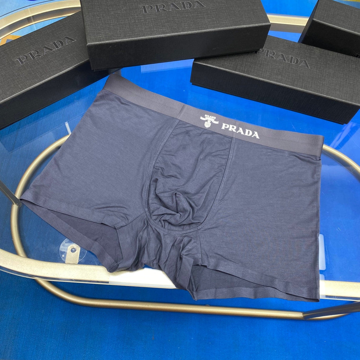 Prada Cotton Men's Boxer Briefs - 3-Piece Box
