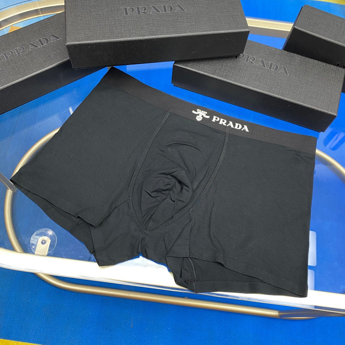 Prada Cotton Men's Boxer Briefs - 3-Piece Box